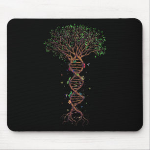 Dna Tree Genetic Funny Earth Day Plant A Tree Life Mouse Pad