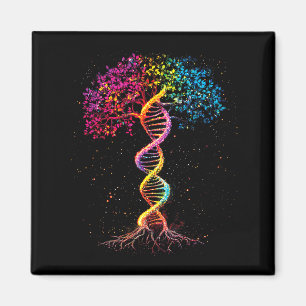 Dna tree of life genetics biology outer space magnet