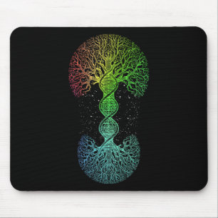 Dna Tree Of Life Science Of Genetics Earth Day Gen Mouse Pad