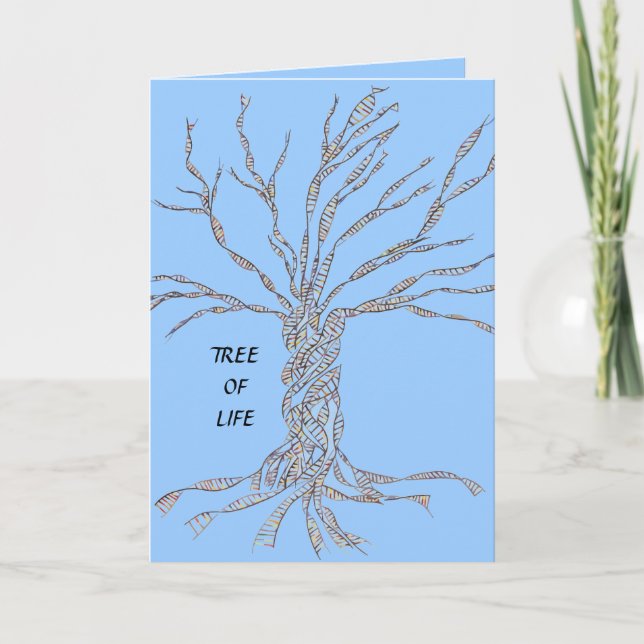DNA TREE or Tree of Life Card (Front)
