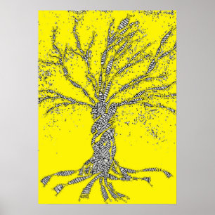 DNA TREE or Tree of Life Poster