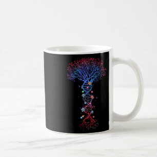 Dna Tree Root Life Genetic Funny Earth Day Awarene Coffee Mug