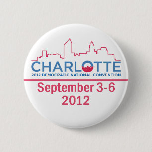 DNC Convention 6 Cm Round Badge
