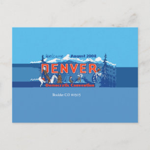 DNC Denver Colorado Postcard