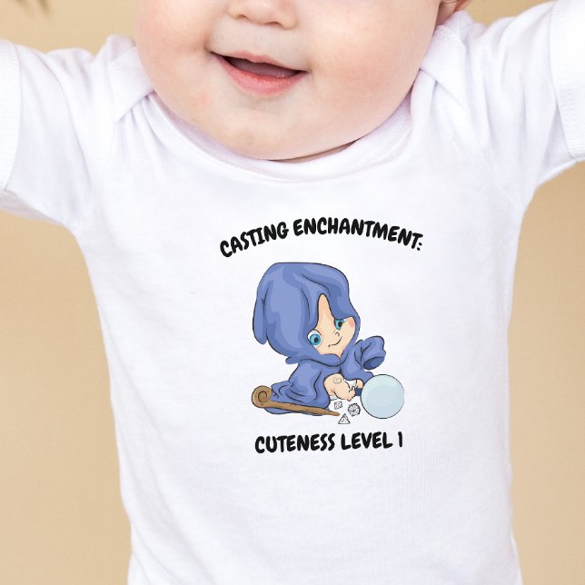 DnD Baby - Casting Enchantment Cuteness level 1 Baby Bodysuit (Creator Uploaded)