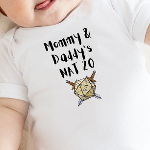 DnD Baby - Mummy & Daddy's Nat 20 Bodysuit