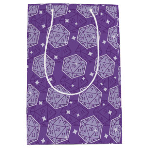 DnD Birthday Party Dungeons & Dragons D20 Dice Medium Gift Bag