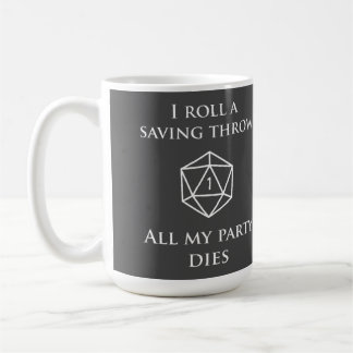 DnD Critical Failure Coffee Mug