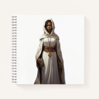 DnD Female Cleric Notebook