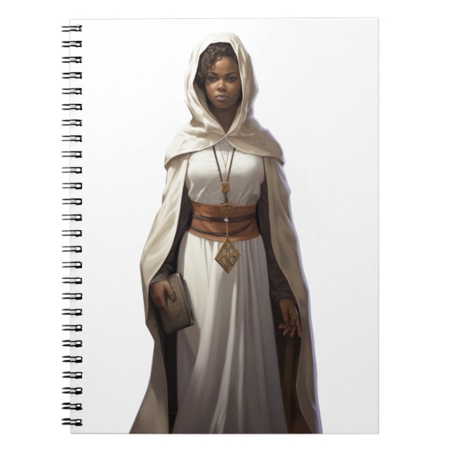 DnD Female Cleric Notebook (Front)