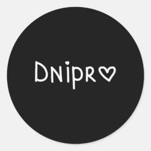 Dnipro Ukraine Classic Round Sticker