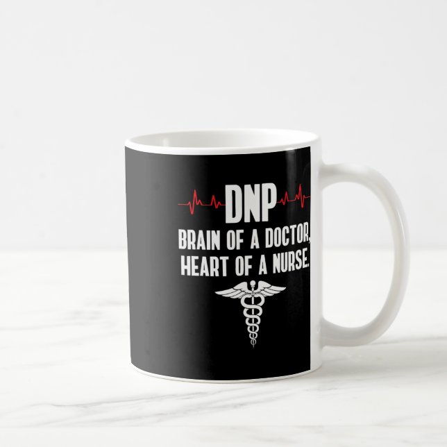 Dnp Doctor Of Nursing Practice Brain Rn Nurse Da1  Coffee Mug (Right)