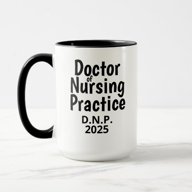DNP Graduation Gift Nurse Practitioner Graduation  Mug (Left)