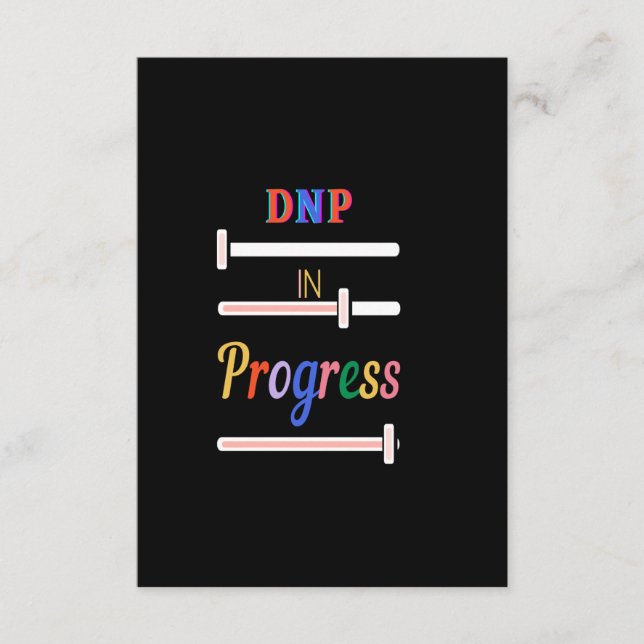 DNP in Progress Enclosure Card (Front)