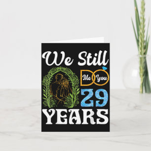 Do 29 Years Happy 29th Wedding Anniversary Couples Card