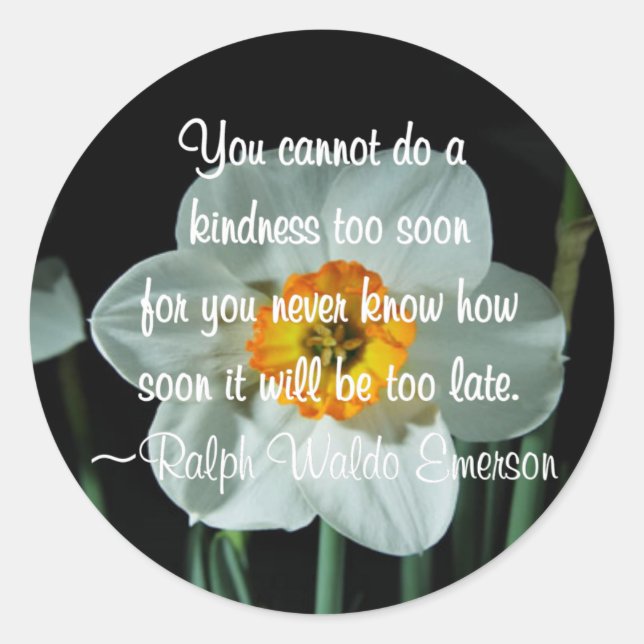 Do a Kindness Classic Round Sticker (Front)