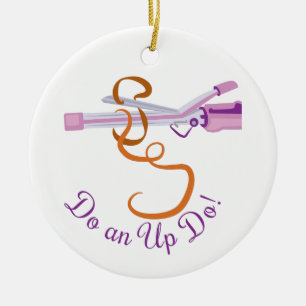 Do An Up Do Ceramic Ornament