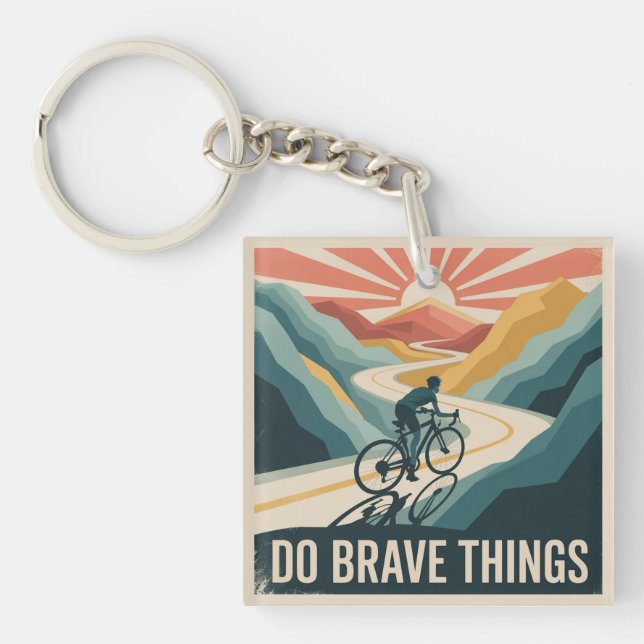 Do Brave Things Key Ring (Front)