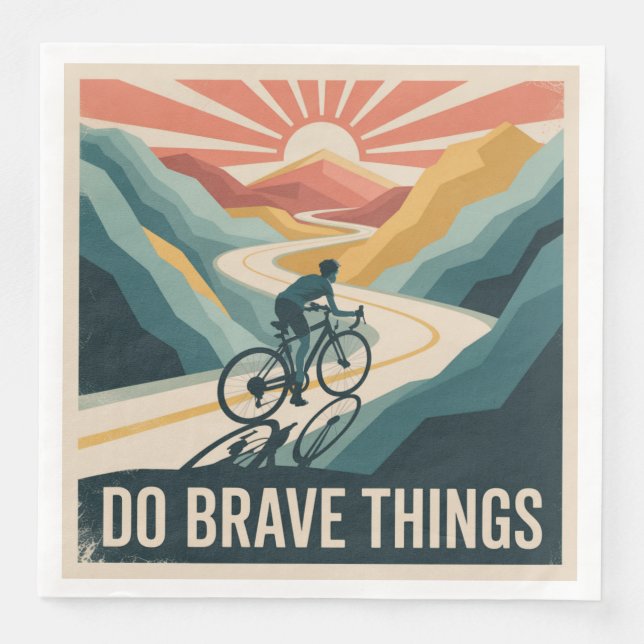 Do Brave Things Napkin (Front)