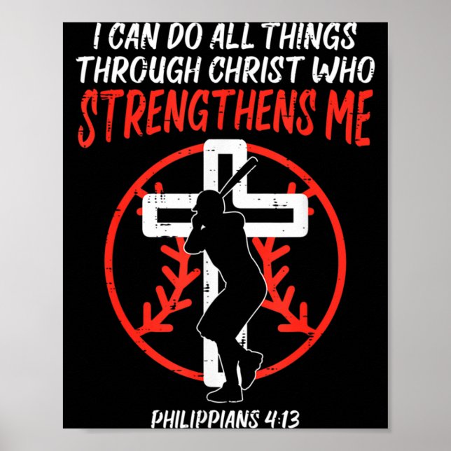 Do Can All Things Baseball Religious Poster (Front)