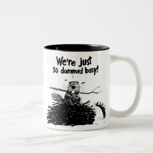 Do Damm Busy Two-Tone Coffee Mug