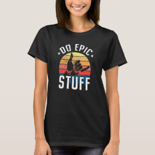 Do Epic Stuff Surfer Hang Loose Shaka Windsurfing T-Shirt