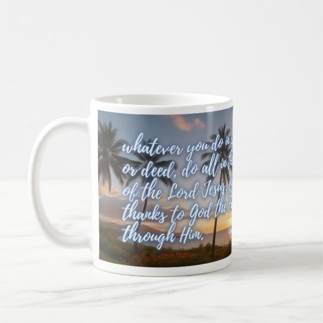 Do Everything in Jesus' Name Mug (Left)