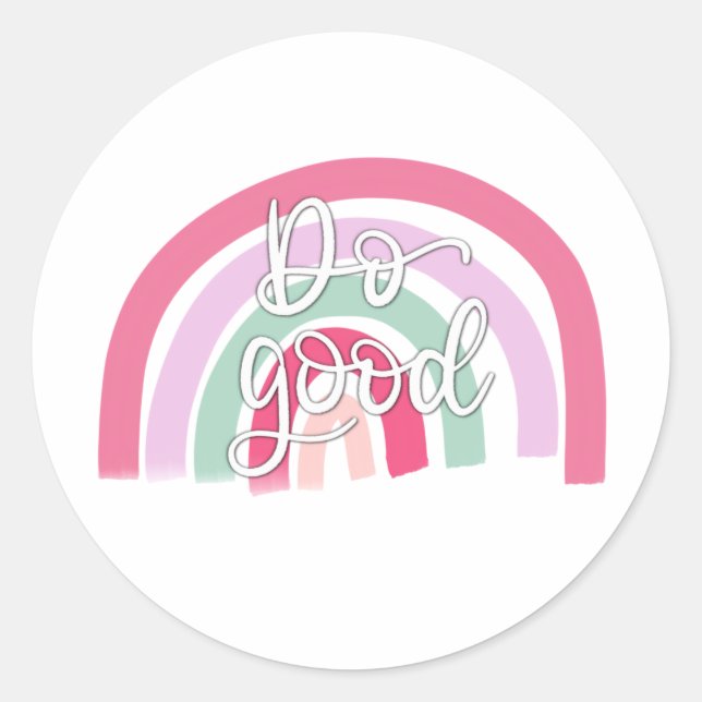 Do Good Rainbow Sticker (Front)