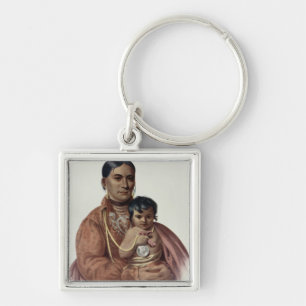 Do-Hon-Go, an Osage Woman Key Ring