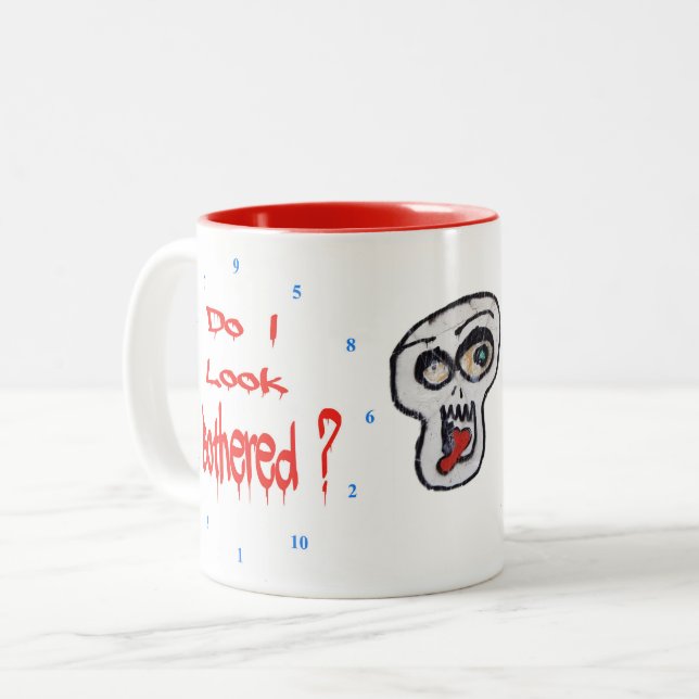 Do I look Bothered? Two-Tone Coffee Mug (Front Left)