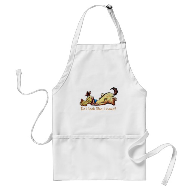 Do I Look Like I Care Standard Apron (Front)
