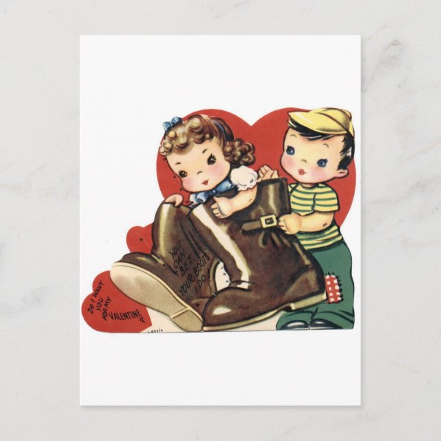 Do I Want You To Be My Valentine? Holiday Postcard (Front)