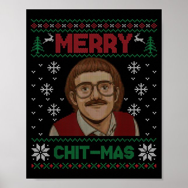 Do It Funny Chit-mas Christmas Xmas  Poster (Front)