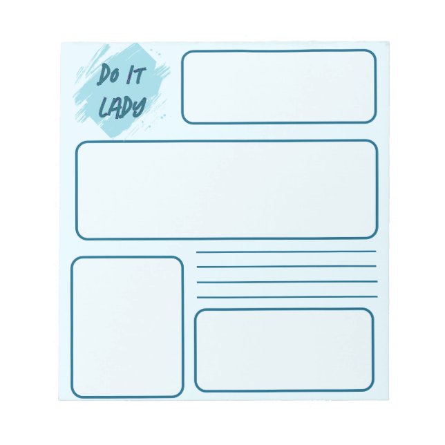 Do It Lady Notepad (Front)