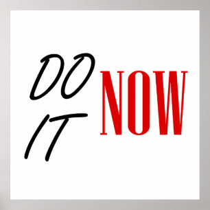 Do it now poster