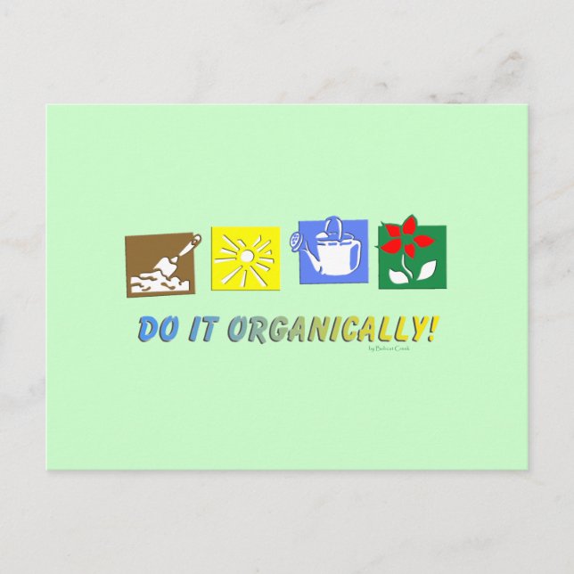 Do It Organically Postcard (Front)