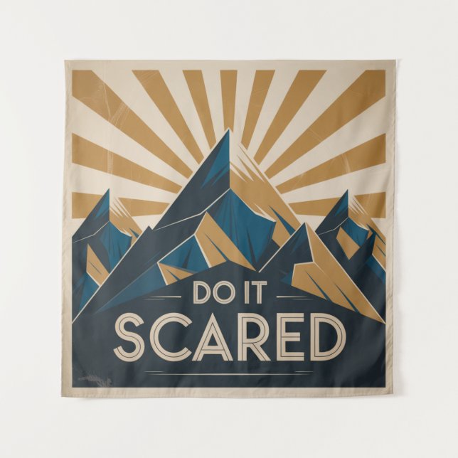 Do It Scared Tapestry (Front)