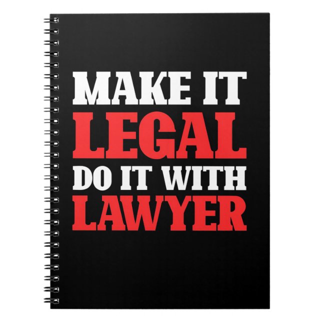 Do It With Lawyer Notebook (Front)