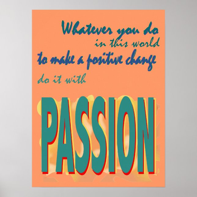 Do It with Passion Poster (Front)