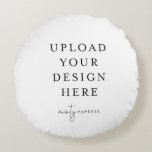 Do It Yourself 16" Round Cushion<br><div class="desc">Customise your design in Templett. After you are done editing, download your file in a JPG format (don't forget to turn on the bleed option). Upload your design here by clicking on the blue "Personalise" button.</div>