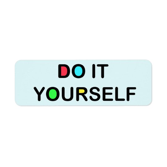 DO IT YOURSELF ~ 30 Address Labels 3/4"x2 1/4"