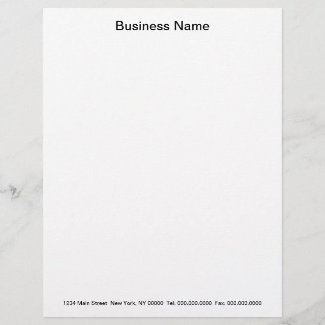DO IT YOURSELF ~ Business Letterhead Ready Templat (Front)