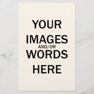 Do It Yourself - Personal Stationery