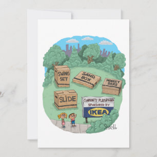 Do it Yourself Playground (IKEA) Holiday Card