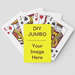 Do It Yourself ~ Playing Cards JUMBO