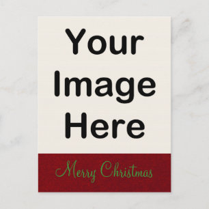 DO IT YOURSELF ~ Postcard Christmas Red Designer