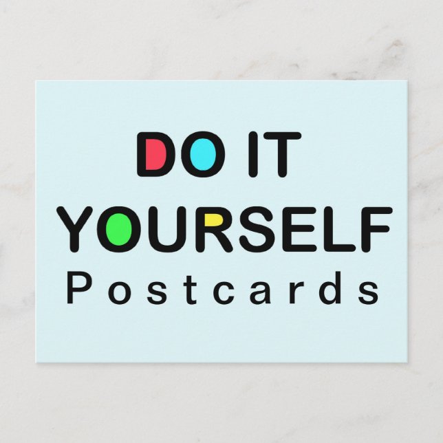 DO IT YOURSELF ~ Postcard / Invitations / RSVP (Front)
