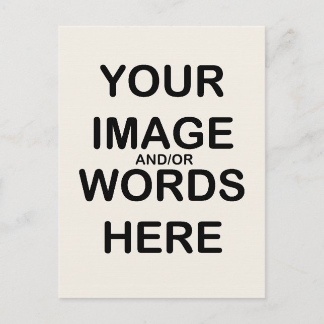 DO IT YOURSELF ~ Postcard / Save the Date Cards (Front)