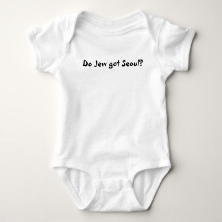 Do Jew got Seoul? Baby Bodysuit
