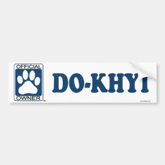 Do-Khyi Blue Bumper Sticker